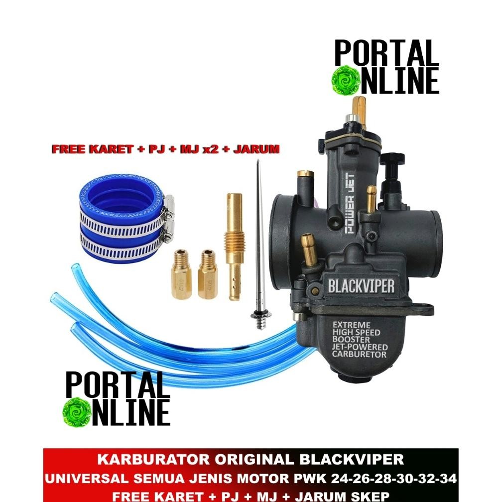 [ BISA COD ]KARBURATOR BLACKVIPER  CPO RACING - BLACKVIPER ORIGINAL PWK 24 26 28 30 32 34 SERIES BB 