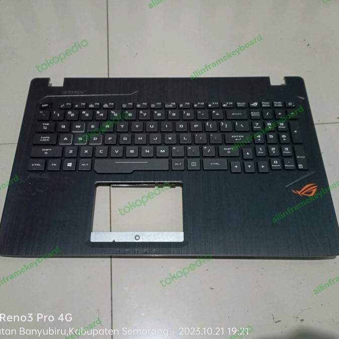 Palmrest Case Laptop Asus Rog Gl553 Gl553Vw Gl553Vd 100 Original New Stok