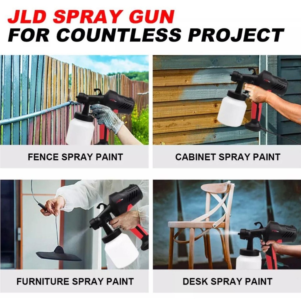 JLD Paint Sprayer Gun + Alat semprot Cat Listrik Murah