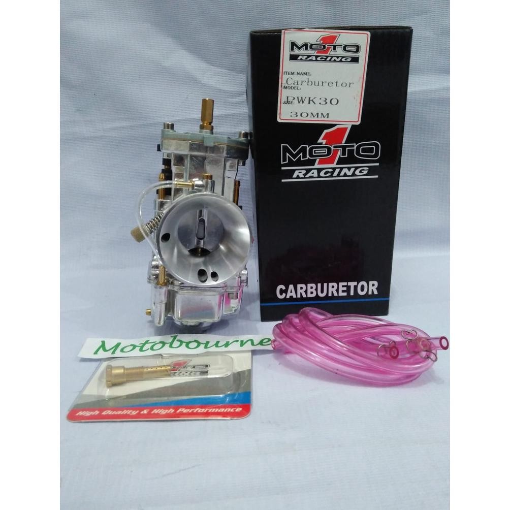 Karburator Moto1 PWK30 CARBU Pwk 30 Nickel MOTO 1 Racing