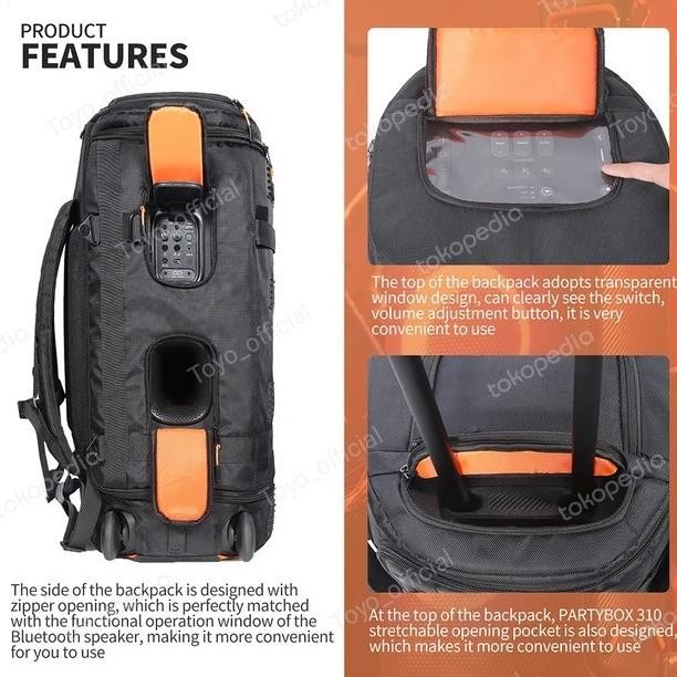 Softcase speaker jbl party box 310 tas speaker jbl 310 custom