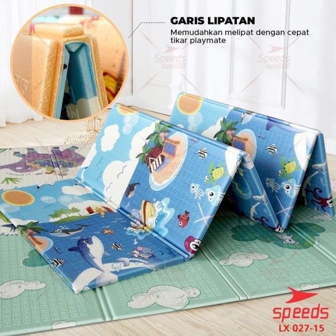 Playmate 180x200 Speeds Ori - Tikar Lipat Bayi Speeds Karpet Bayi Tika