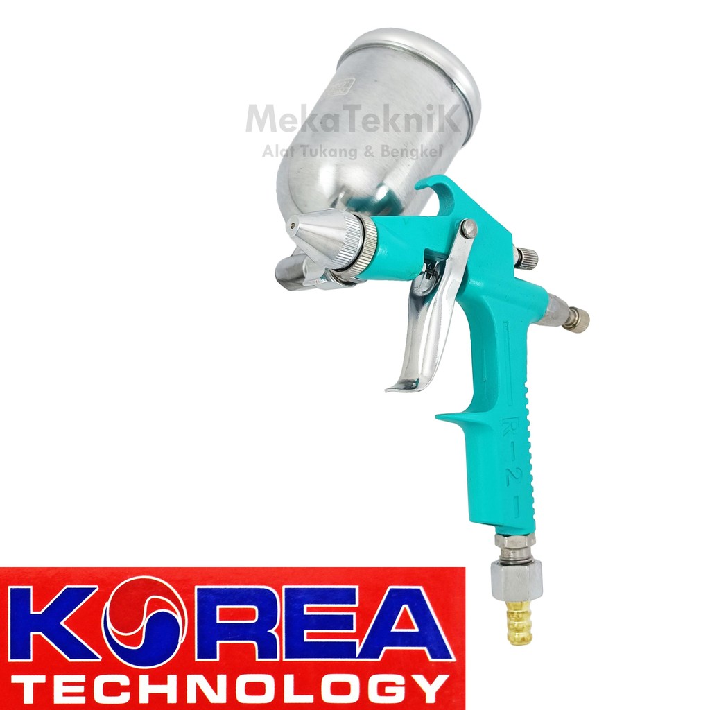 SPRAY GUN R2 NRT-PRO KOREA TECHNOLOGY / ALAT SEMPROT CAT 200CC / SPRAY GUN TABUNG ATAS KECIL