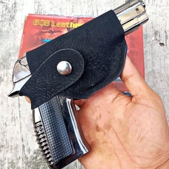 BISA COD Korek Api Pistol 1 1 Phyton Revolver 357 Pajangan full Besi