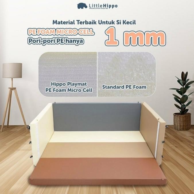 Little Hippo Bumper Bed Large