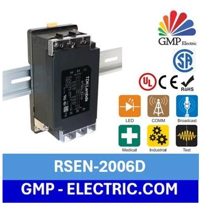 Spesial Noise Filter Tdk Lambda Rsen-2006D 6A Din Rail