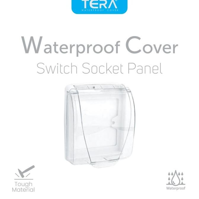 Tera Waterproof Cover Penutup Pelindung Pengaman Panel Stop Kontak Co