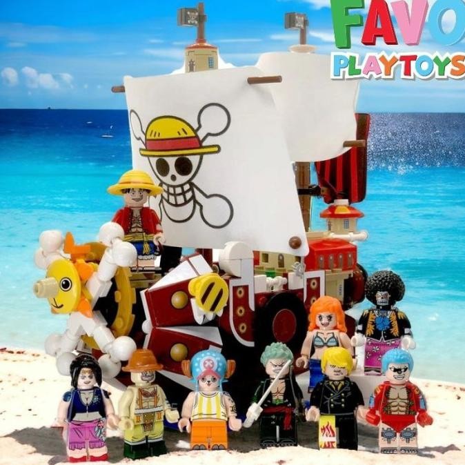 Mainan Bricks SY6299 BLOCKS One Piece Thousand Sunny Ship 432 Pcs