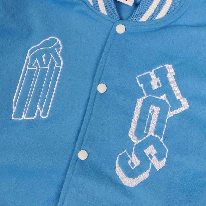 House Of Smith Tsm Jaket Varsity Pria - Varhos Blue