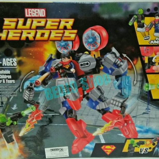 Lego Mini Figure ROBOT SUPERMAN