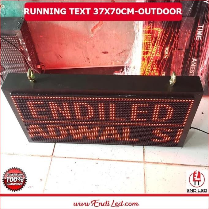 Promo Led Running Text 2 Sisi Outdoor Seting Via Wifi