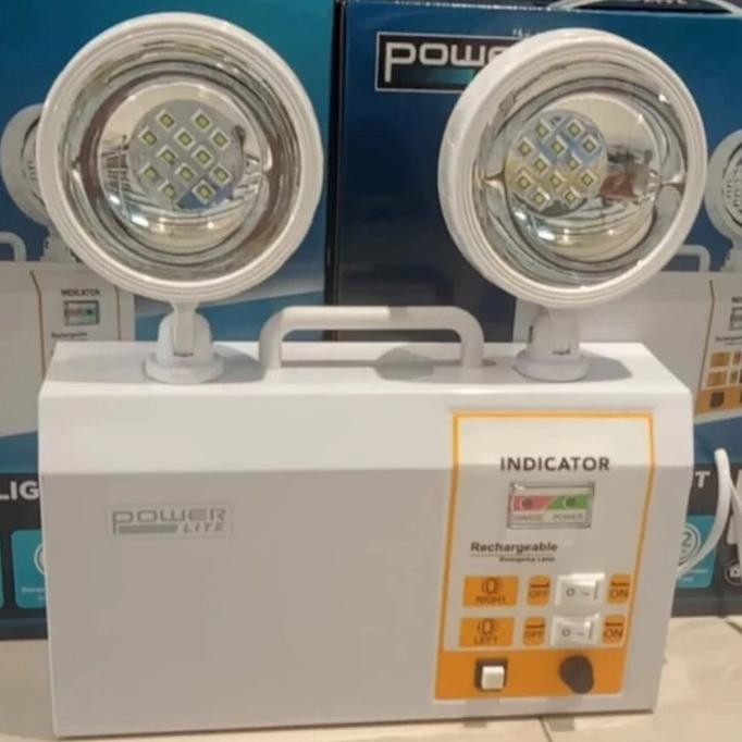 Grosir Lampu Darurat Otomatis Krisbow Emergency Lamp Led 2 Twin Spot