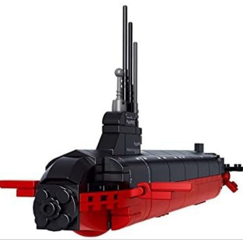 Sluban model bricks 094 kapal selam B0703 - sluban model bricks strategic submarine