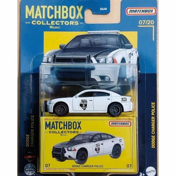 965N DODGE CHARGER POLICE MATCHBOX COLLECTORS DIECAST MOBIL