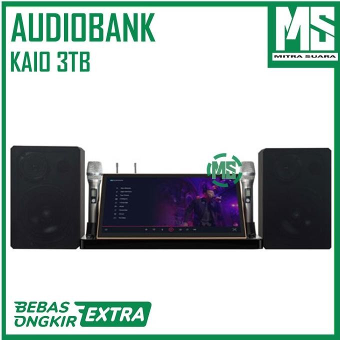 Murah Audiobank Kaio Ka10 All In One Karaoke Player 2 Mic + Touchscreen