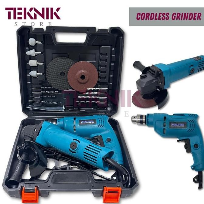 Promo Mesin Gerinda Tangan Dan Mesin Bor Listrik Mailtank Set Gerinda Dan Bor Kayu