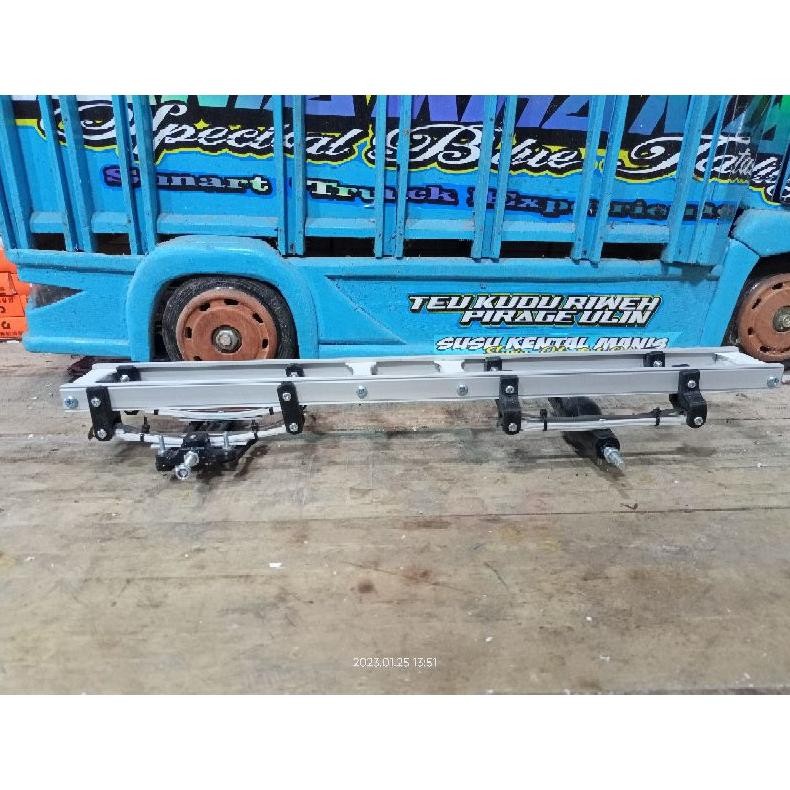 Sasis miniatur truk oleng tarikan tanpa ban dan velg murah
