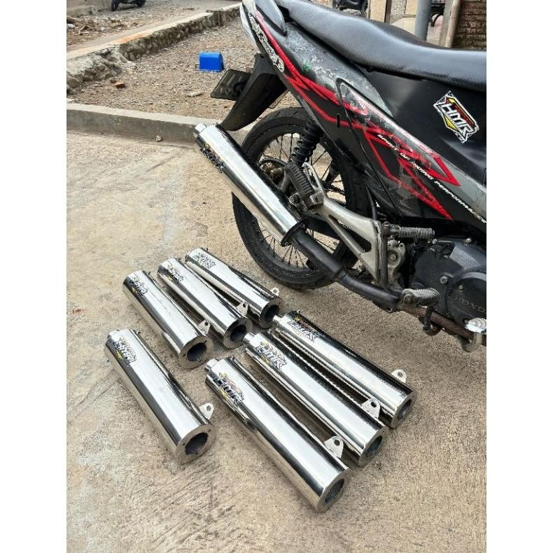 slincer only standar racing supra 125 pnp leher standar By HMR RACING EXHAUST