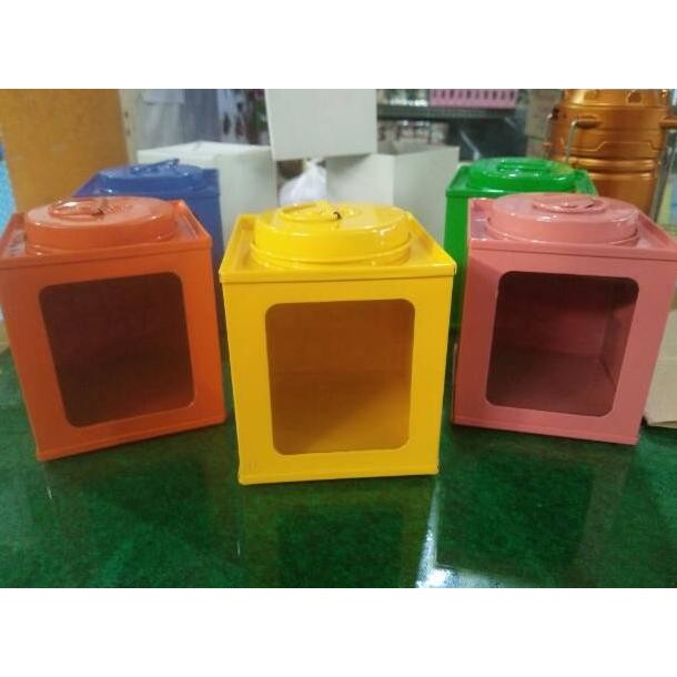 Size S (7x8) Kaleng kerupuk mini - Toples kaleng jadul MINI - vintage - homedecor-shabbychic