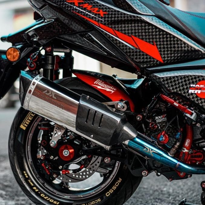 Knalpot DX generation tipe RvR Long SE Fullsistem Xmax