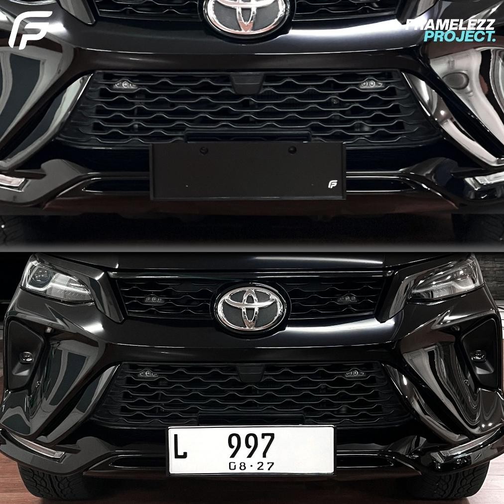 Tatakan/Dudukan Plat Nomor Mobil Dinas Pejabat Bracket Plat Besi Dudukan Plat Pejabat Dudukan Plat T