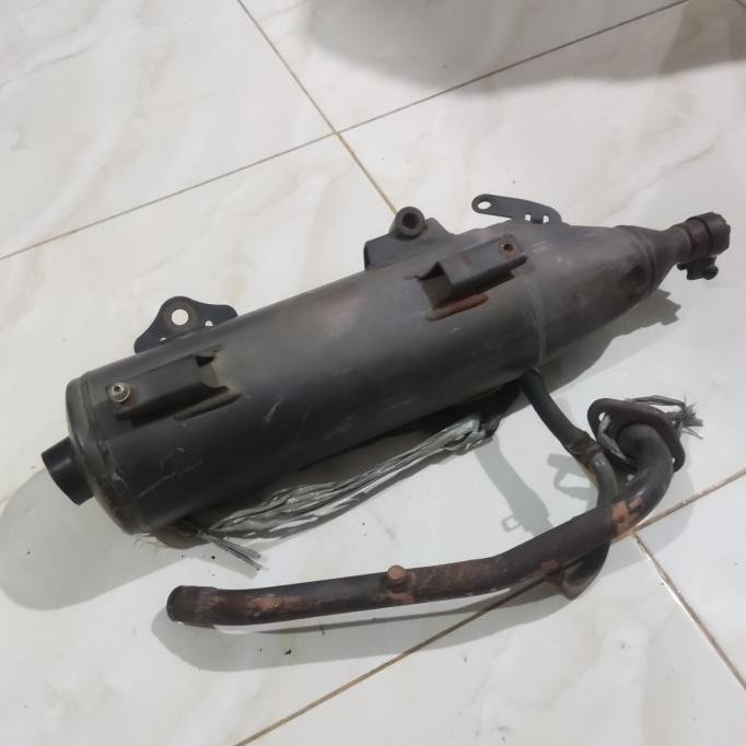 slencer knalpot kenalpot yamaha xeon karbu gt 125 ori original standar