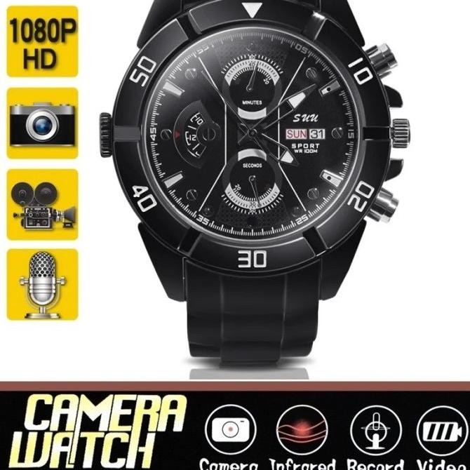 New Spy Watch Model with Hidden Camera + Voice + Video Recorder