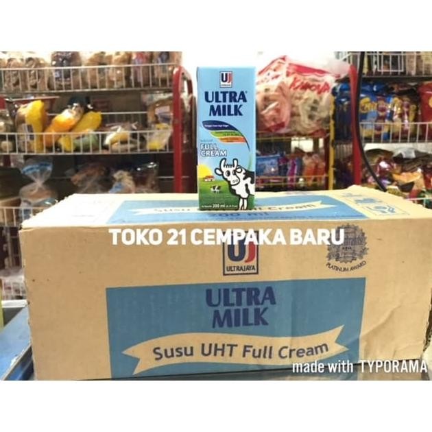 

Spesial/ Susu Uht Ultra Milk Full Cream 200Ml 1 Karton | Susu Krim Putih 200 Ml {Terbaru/Terlaris/Tergcor/Kekinian}
