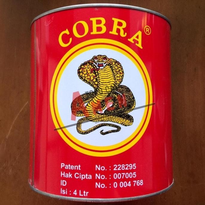 Cobra Thinner Nd 4 Lt / Thinner Cobra Merah - Asli