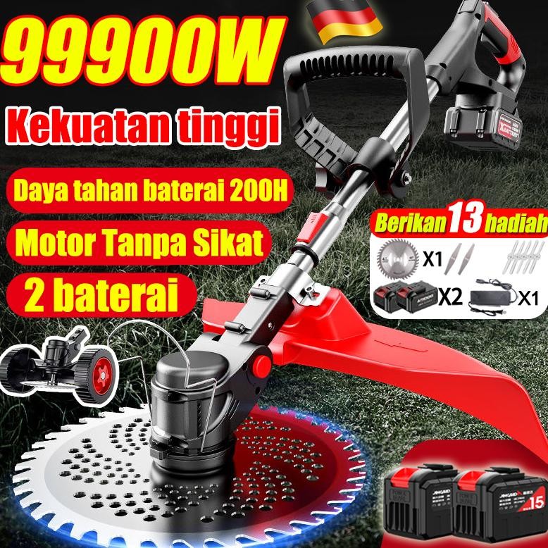 1 tagihan selama 10 hari BAIPUXI Mesin Pemotong Rumput kualitas jerman 3800W Mesin non-pembakaran be
