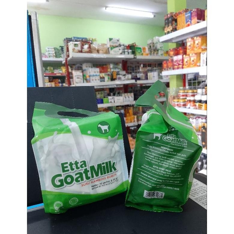 

Spesial/ Susu Etta Goat Milk Isi 10 Sachet Susu Kambing Bubuk Hni {Terbaru/Terlaris/Tergcor/Kekinian}