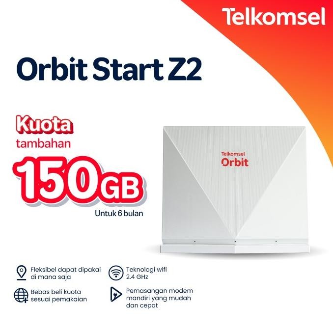 promo Telkomsel Orbit Star Z2 Modem WiFi 4G High Speed Bonus Data