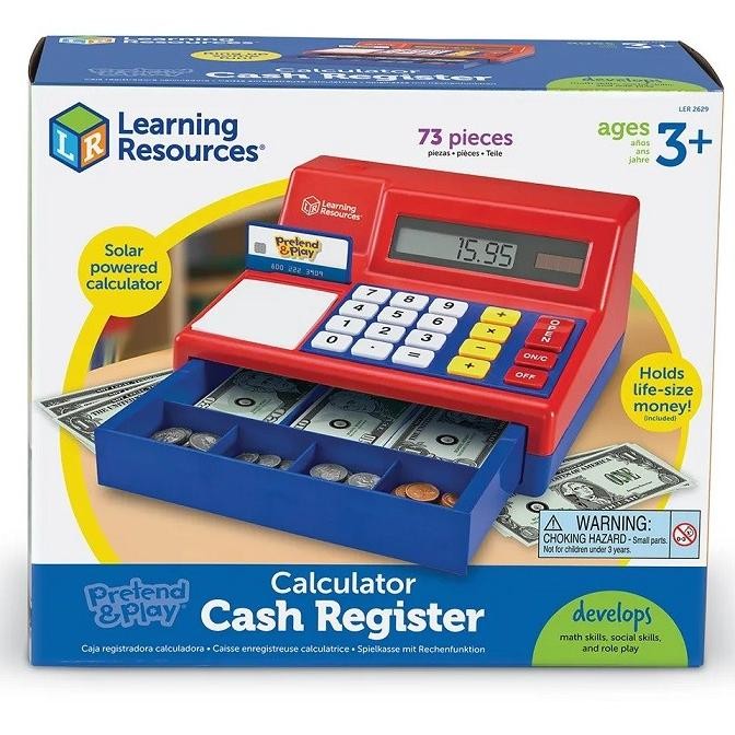 

Learning Resources Pretend & Play Calculator Cash Register Co