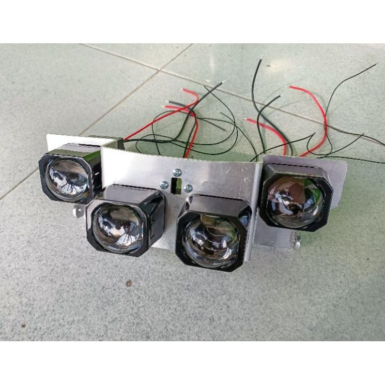 BRAKET BREKET PROJI VARIO 125 150 LED NEW BILED MATRIX 1.5INCH AES VAHID VINYX