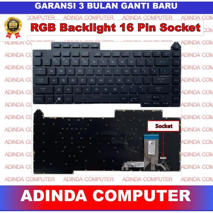 Sale Keyboard Asus Rog Strix G15 G513 G513Qc G513Qe G513Qm Backlight