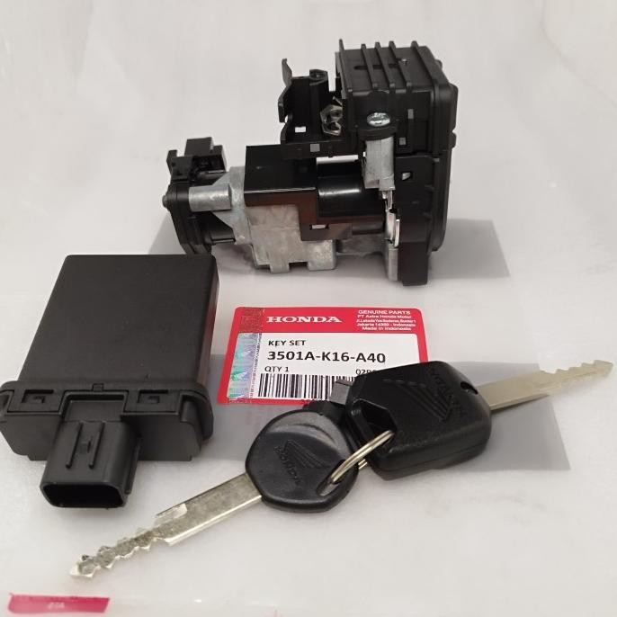 KUNCI KONTAK SCOOPY ESP + REMOTE K16 2015-2017 ORIGINAL THAILAND murah