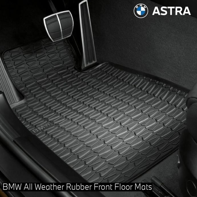 New BMW Genuine All-Weather Front Floor Mats Black E84 X1