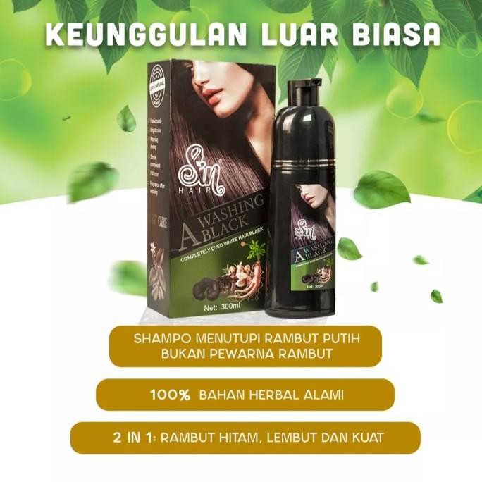 Shampoo Sin Hair Brown Pewarna Rambut Made in Japan No. 1