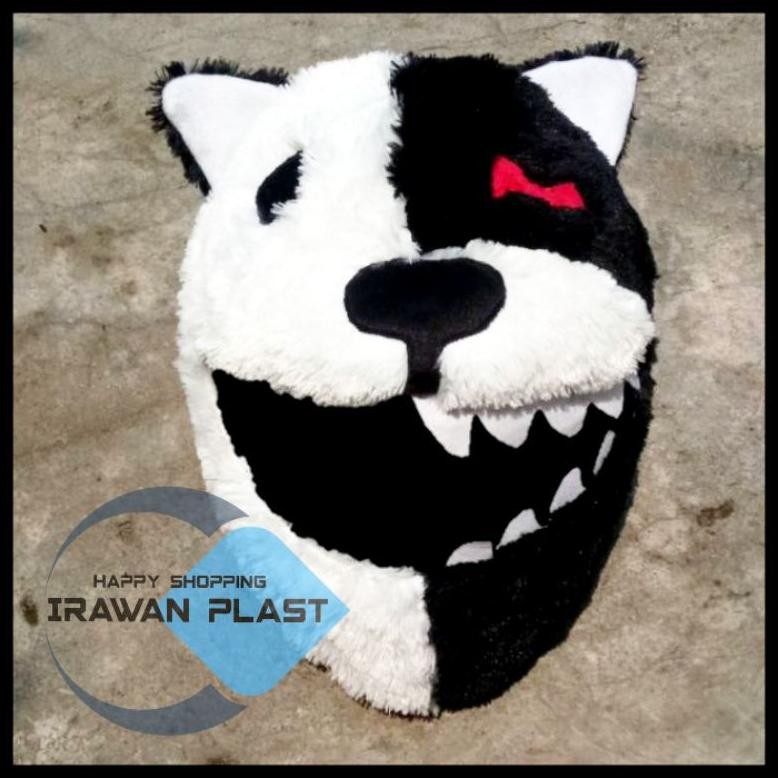Cover helm MONOKUMA langka