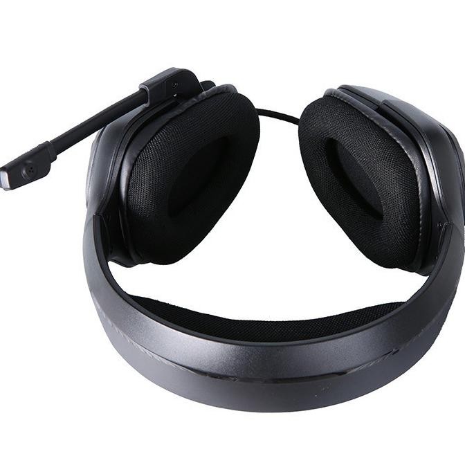 Headset Gaming HP H220GS - The Real 7.1 Surround Blue LED USB Wired