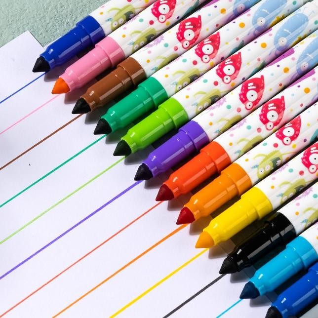 

Deli Wahable Marer Pidol Warna Ana 12 24 Warna Mudah Dicuci Ec155