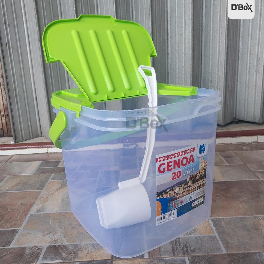 JH8 D'BOX Dispenser Air Verona 30 Liter BPA FREE Kotak Penyimpanan Serbaguna Minuman Plastik Aman Ic