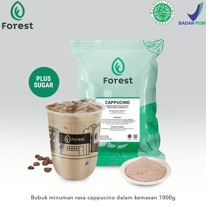 

Spesial Promo/ Bubuk Minuman Cappuccino Powder 1000G Plus Gula - Forest Bubble Drink [Terlaris/Terbaru/Recommended]