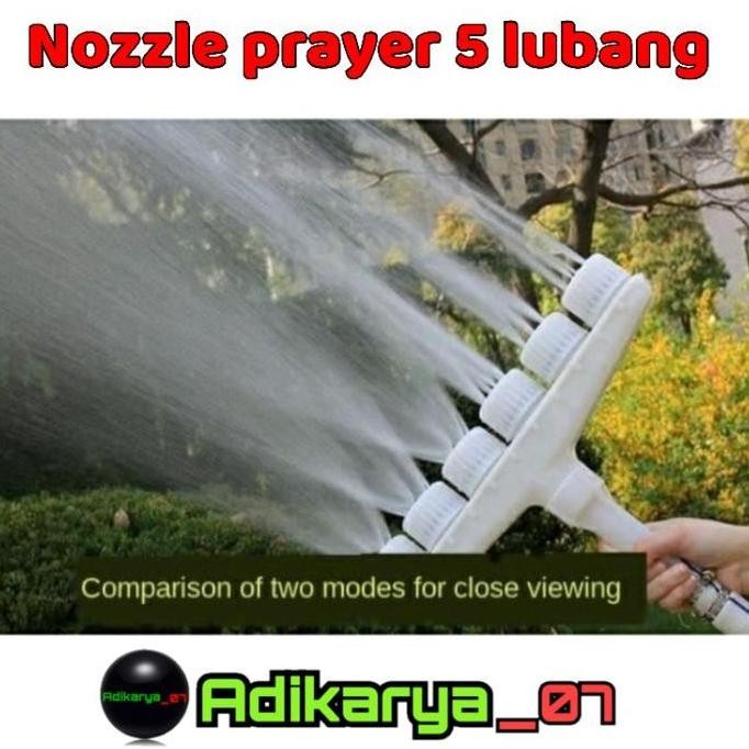Nozzle Sprayer 5 Lubang Floating Pump Mesin Siram Bawang Merah Nozzle Irigasi Alat Siram Tanaman Sem