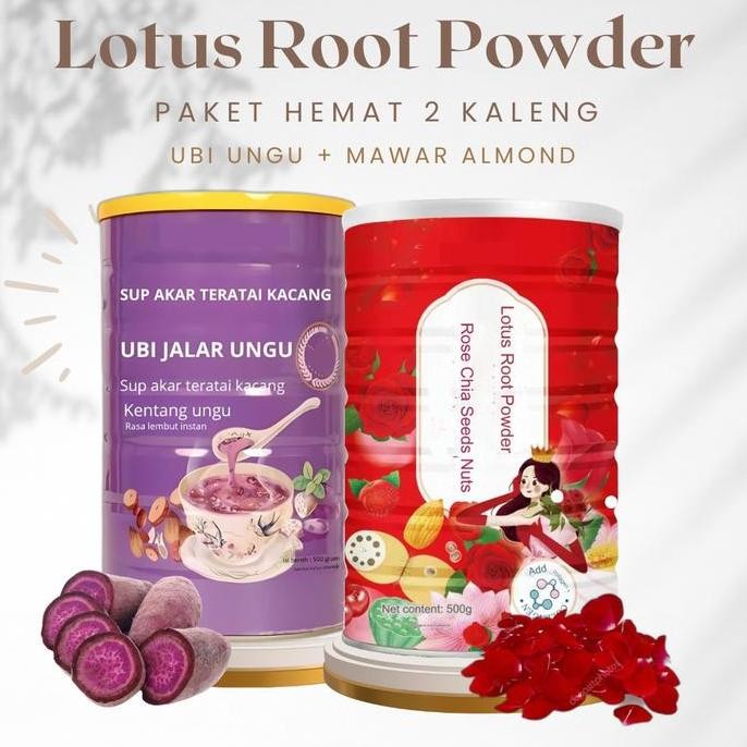 

Spesial Promo/ [Bundling 2Pcs] Lotus Root Powder Oufen/Bubuk Akar Teratai/Bubuk Lotus 400G-500G [Terlaris/Terbaru/Recommended]