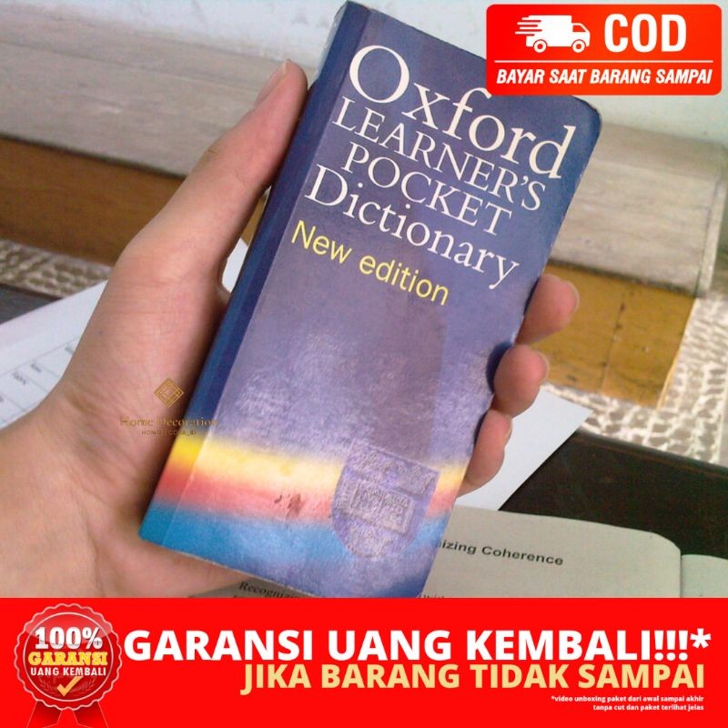 (HOMEDECORA_ID) BERGARANSI KAMUS SAKU PELAJAR OXFORD BELAJAR BAHASA INGGRIS LEARNERS POCKET DICTIONA