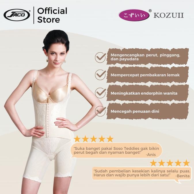 Murah Kozuii Korset Pelangsing Batu Turmalin - Soso Teddies