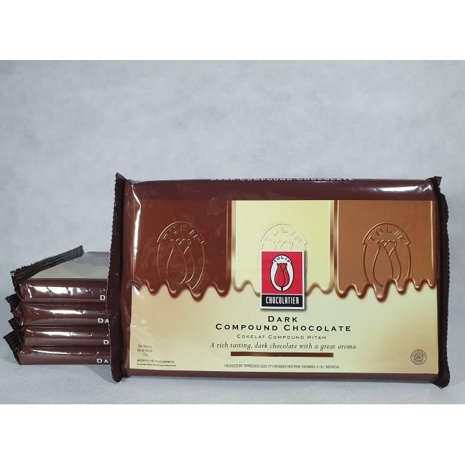 

Murah Tulip Dark Chocolate Compound - Coklat Dark Compound 1 Kg