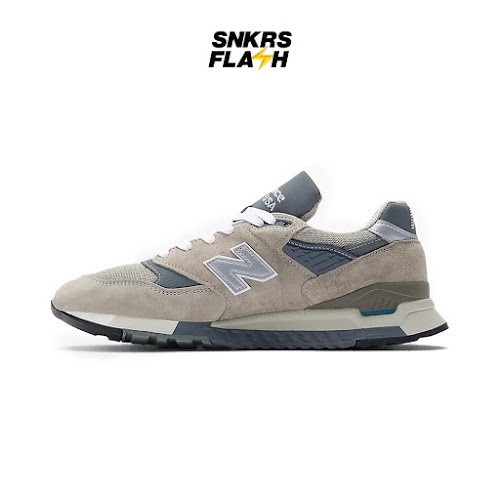 NEW BALANCE 998 Made In Usa Grey Sepatu Sneakers Pria - U998GR - Size 43