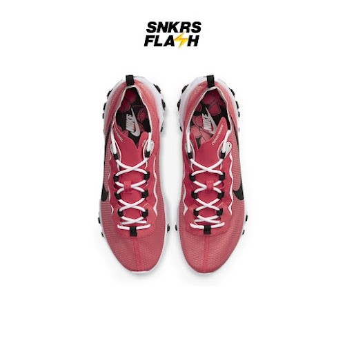 NIKE React Element 55 Se Ember Glow Black Sepatu Training Pria - CI3831800 - Size 44